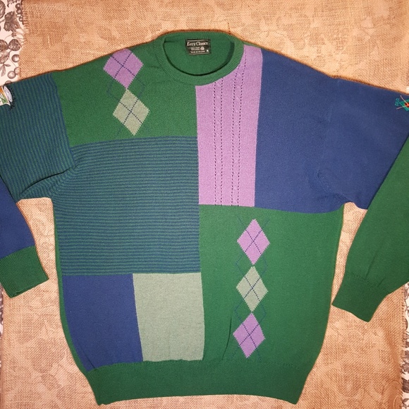 Vintage Kerry Classics Men's Irish Wool Sweater - Picture 3 of 8